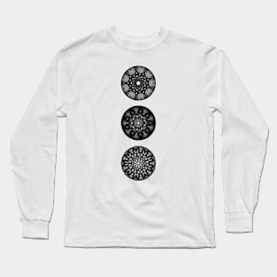 Dotwork Circles Long Sleeve T-Shirt